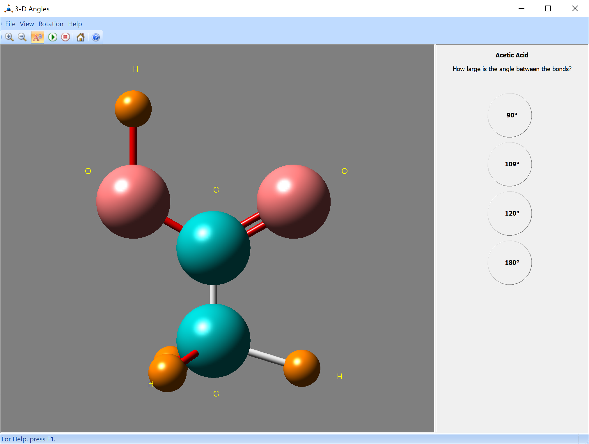 3-D Angles Screenshot
