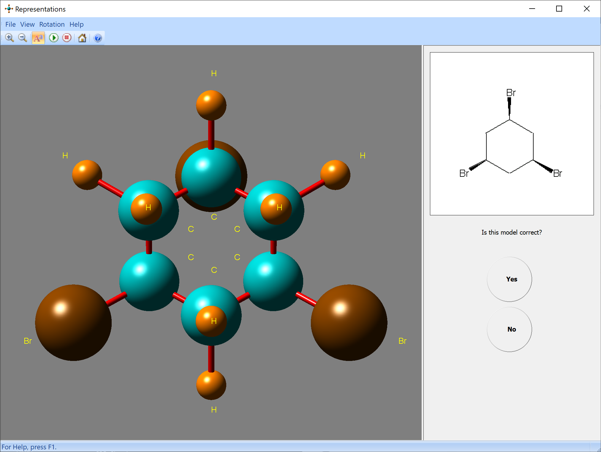 Representations Screenshot